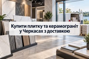 Купити плитку та керамограніт у Черкасах з доставкою фото