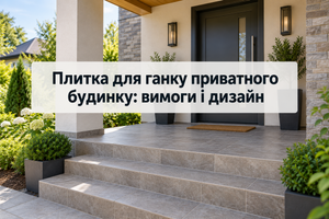 Плитка для ганку приватного будинку: вимоги і дизайн фото