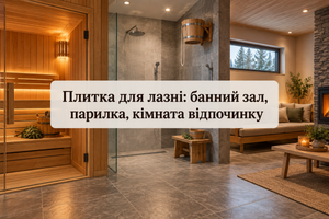 Плитка для лазні: банний зал, парилка, кімната відпочинку фото