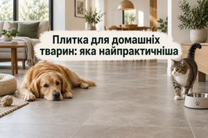Плитка для домашніх тварин: яка найпрактичніша фото