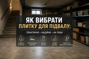 Як вибрати плитку для підвалу: повний гайд фото