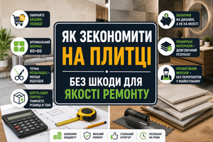 Як зекономити на плитці без шкоди для якості ремонту фото