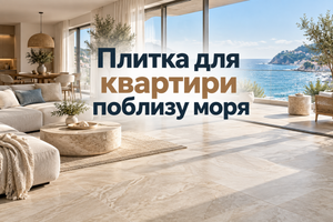 Плитка для квартири поблизу моря: підвищена вологість повітря фото