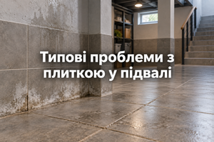 Типові проблеми з плиткою у підвалі і як їх уникнути фото