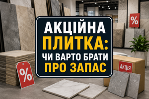 Акційна плитка: чи варто брати про запас фото
