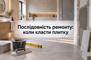 Послідовність ремонту: коли класти плитку відносно інших робіт фото