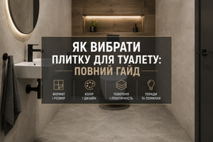 Як вибрати плитку для туалету: повний гайд фото