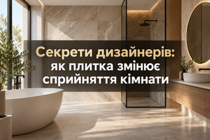 Секрети дизайнерів: як плитка змінює сприйняття кімнати фото