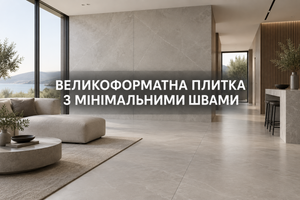 Великоформатна плитка з мінімальними швами: чому це тренд фото