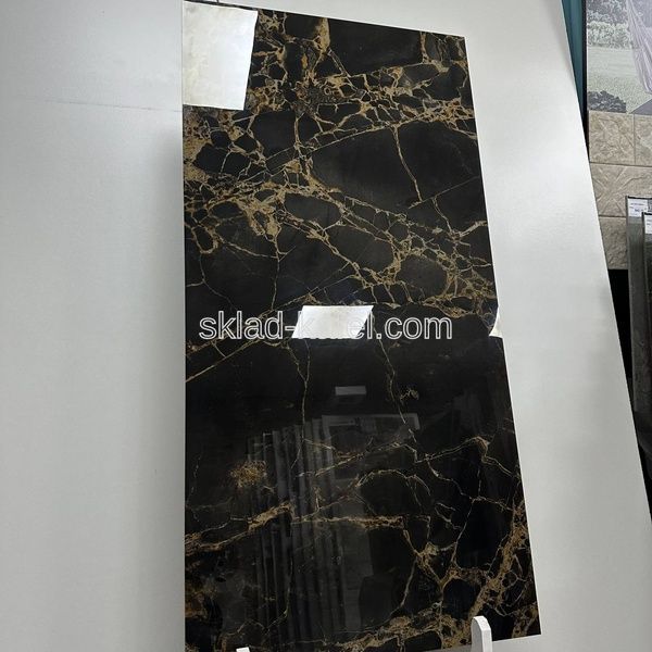 DENIA GOLD BLACK HIGH GLOSSY 60 x120 845070 фото