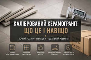 Калібрований керамограніт: що це і навіщо фото