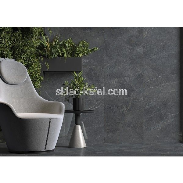 GRES DISTINCT GRAPHITE SILKY CRISTAL 8&times;1197&times;597 583155 фото