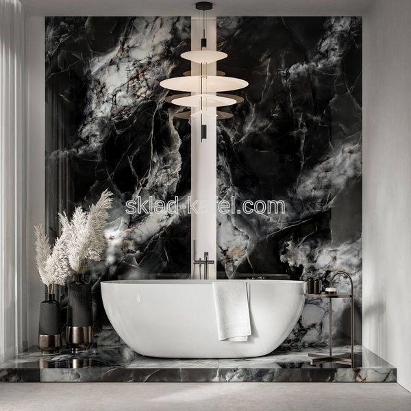GRES CALMNESS BLACK POLER 8&times;1197&times;597 593277 фото