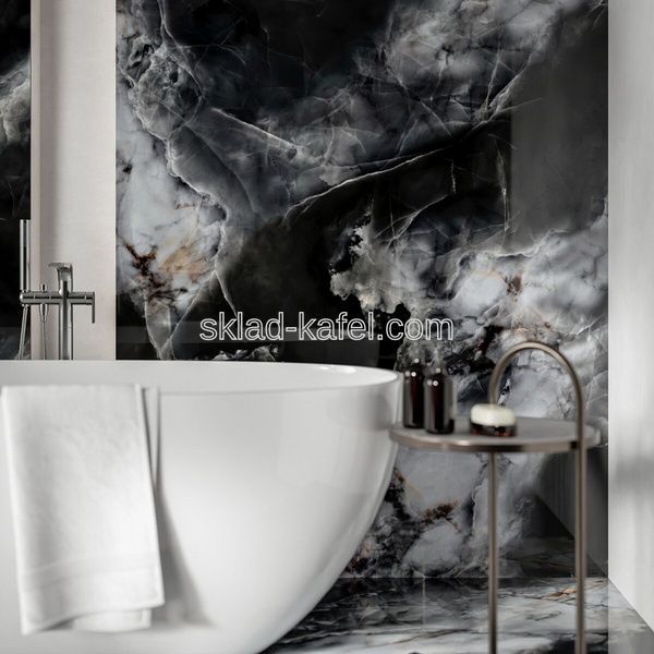 GRES CALMNESS BLACK POLER 8&times;1197&times;597 593277 фото