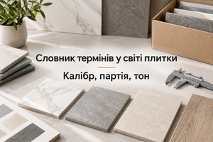 Словник термінів у сфері плитки: що означає калібр, партія, тон фото
