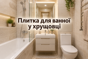 Плитка для ванної кімнати у хрущовці: особливості стандартного розміру фото