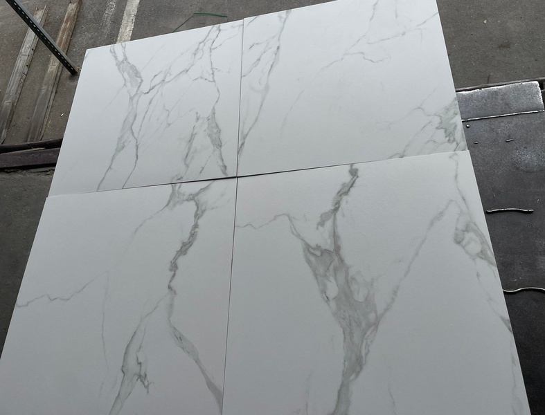 Carrara White F P 600x600x8 RN Mat 230720 фото