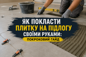 Як покласти плитку на підлогу своїми руками: покроковий гайд фото
