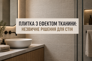 Плитка з ефектом тканини: незвичне рішення для стін фото
