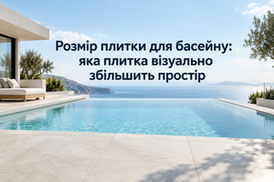 Розмір плитки для басейну: яка плитка візуально збільшить простір фото